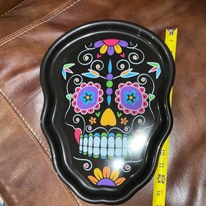 Sugar Skull Tray/Platter
Approx 14” L x 11” W.